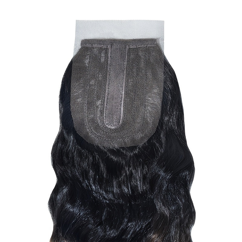 Natural Wave Ombre Blonde Hair Weave with Closure Synthetic Hair Extension