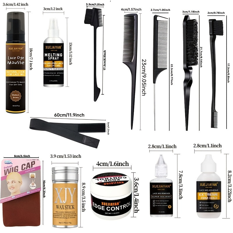 Lace Wig Glue Kit Lace Front Glue Kit for Wigs