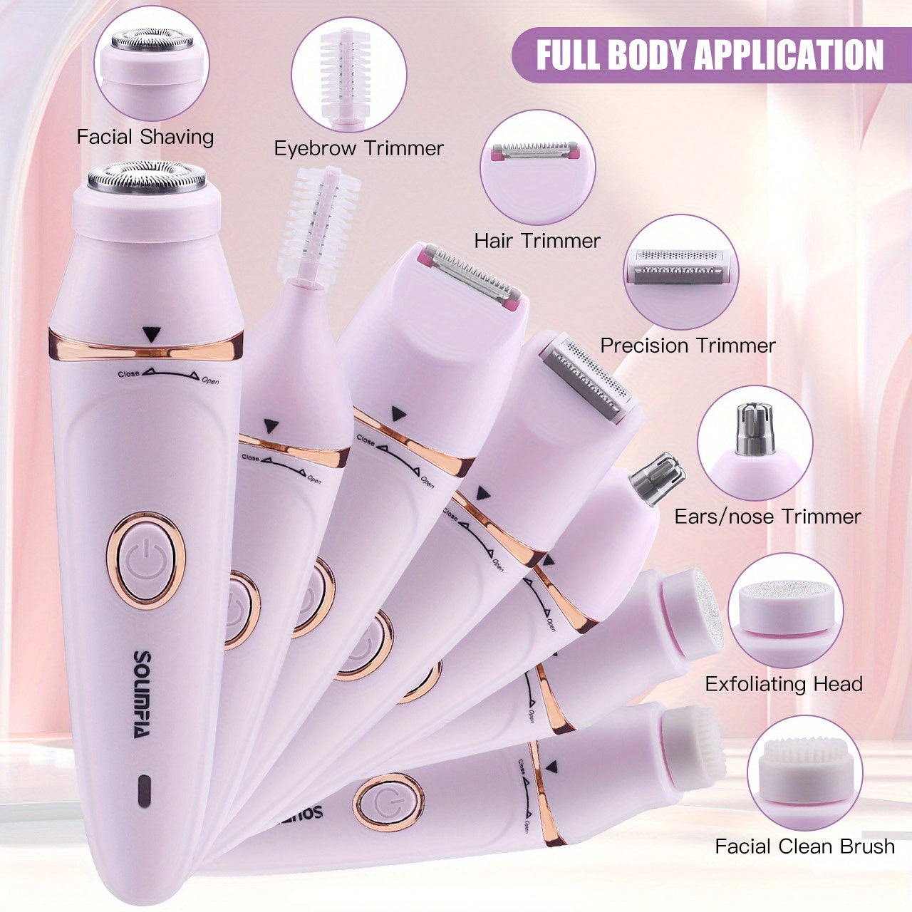 7-In-1 Electric Body Hair Remover