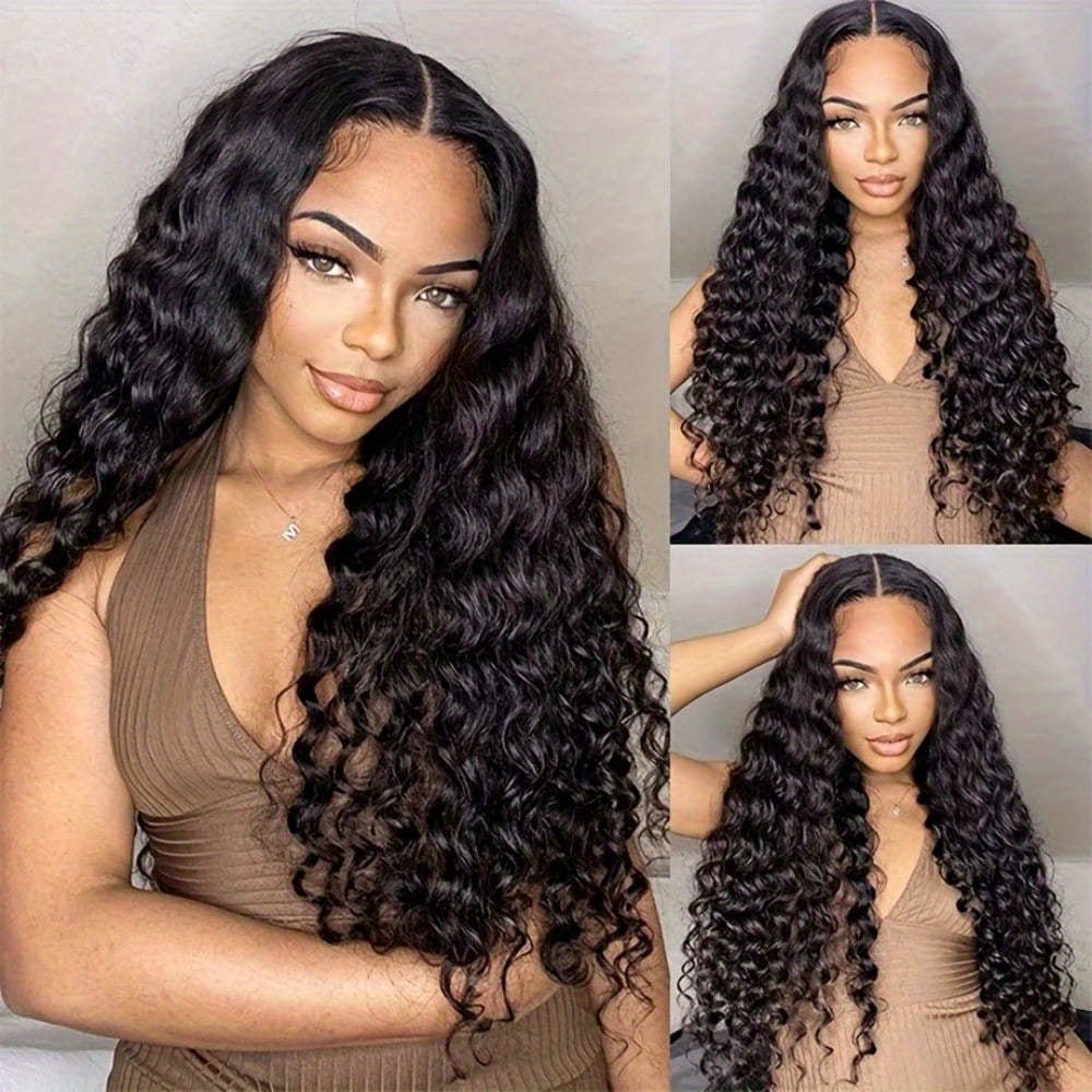 Long Curly Black Hair