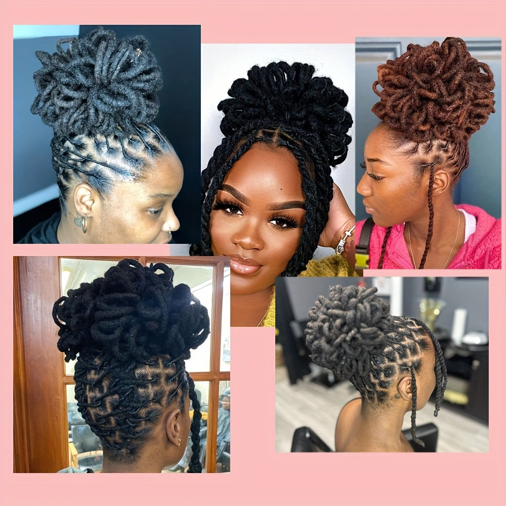 Dreadlocs Hair Bun Ponytail Extension