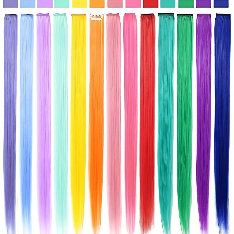 9pcs Colorful Hair Extension