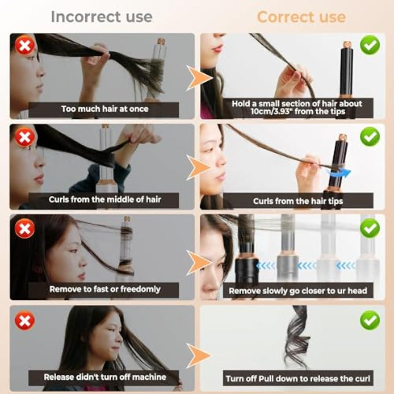 Hair Styler, Hot Air Brush, Hair Dryer Brush, Thermal Brush Magic Styler