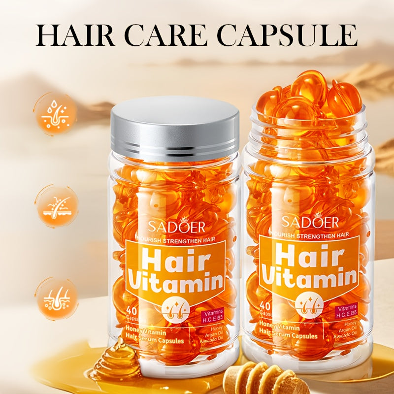 1Pc Vitamin Hair Essence Capsules Moisturizing Hair Care