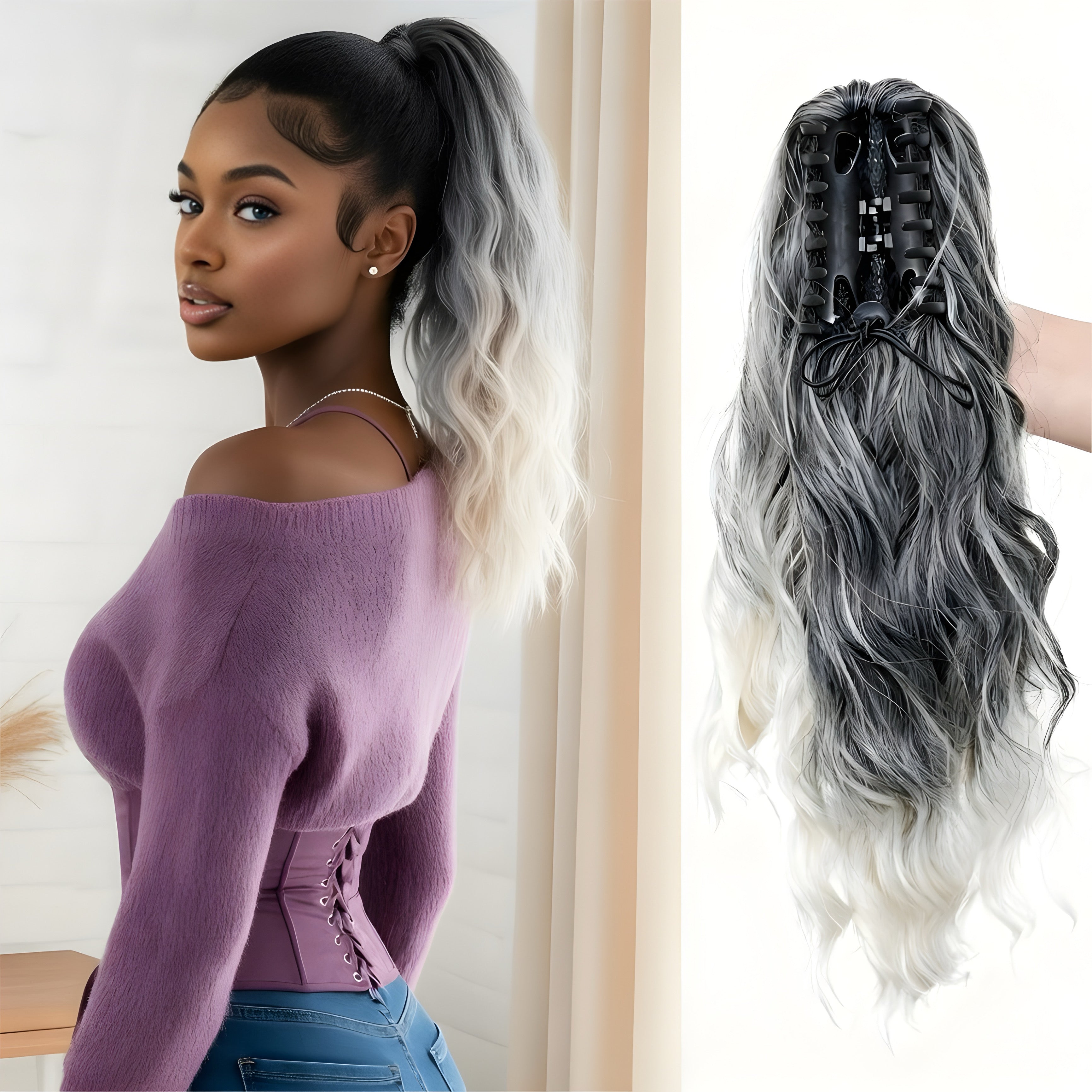 Curly Ponytail Wig