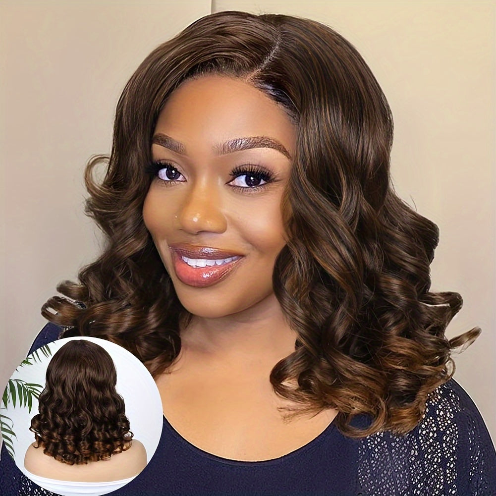 Short Loose Curly Wig Lace Wig