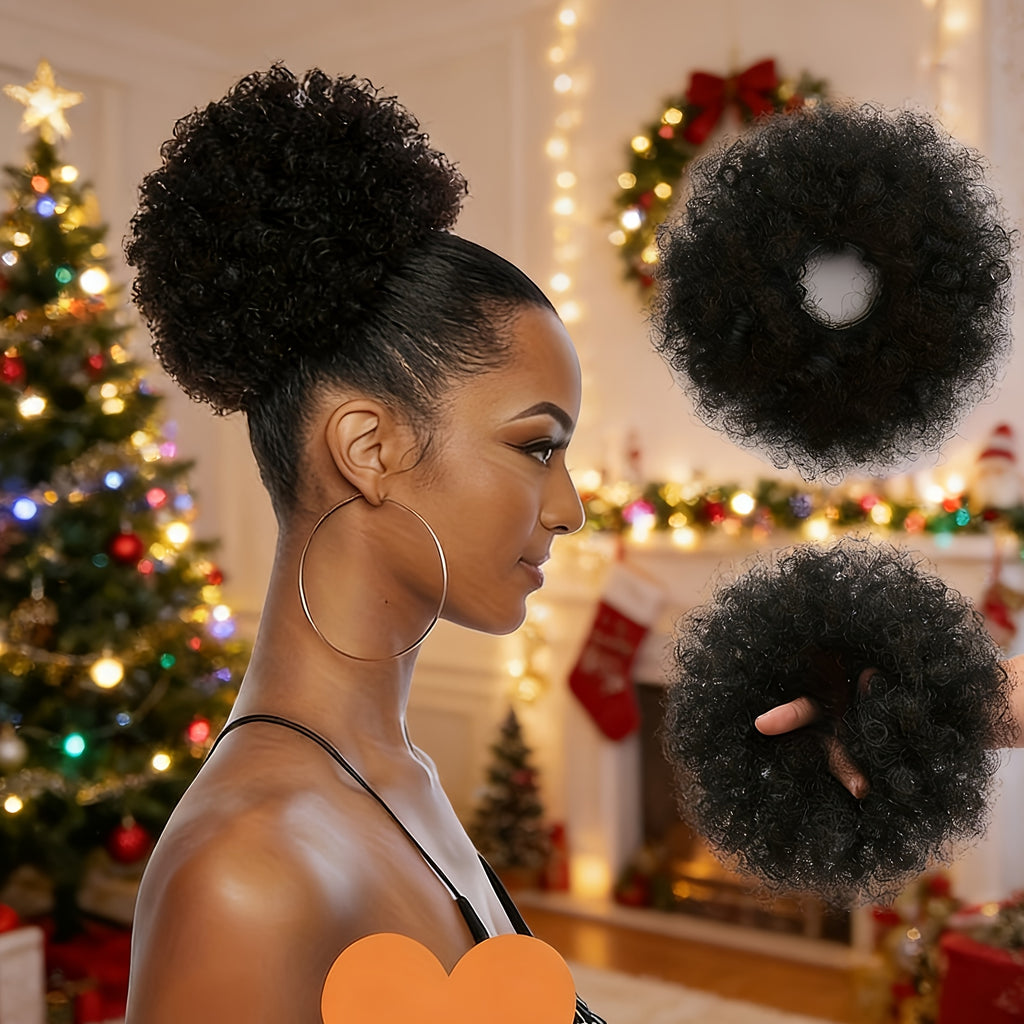 African Curly Synthetic Hairpiece
