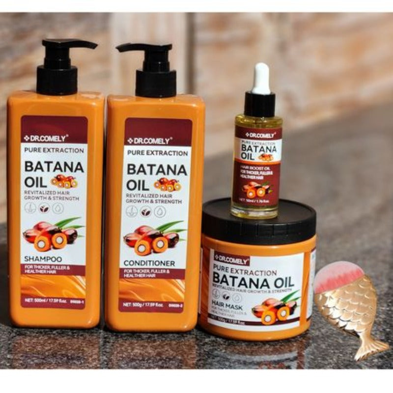 Dr. Comely Batana Shampoo, Conditioner, Hair Mask, Hair Oil, Mermaid Brush
