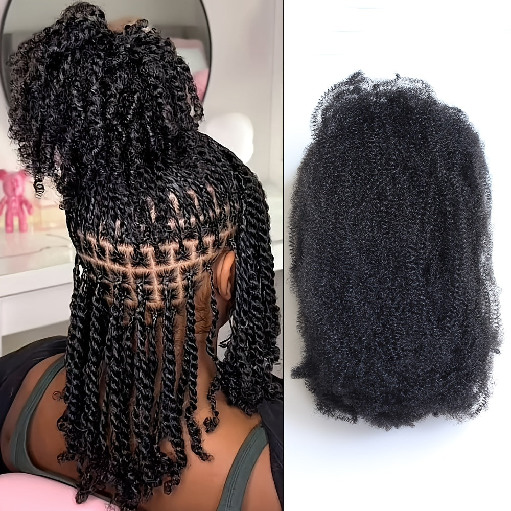 Marley Braiding Hair Springy Afro Twist Crochet Hair Kinky Bulk Extension